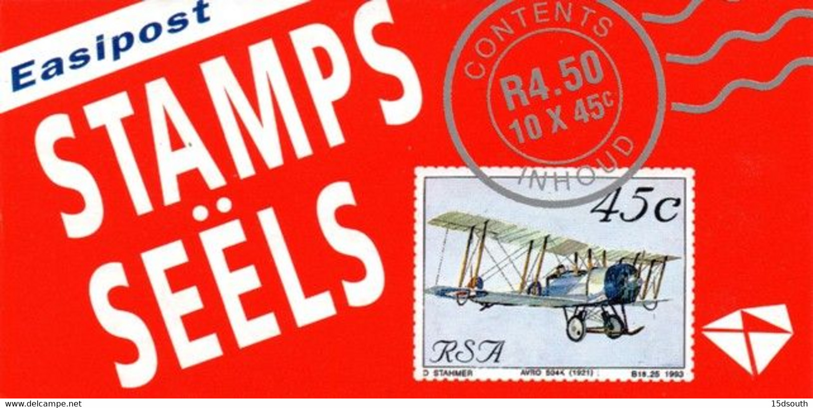 South Africa - 1993 Aviation Booklet Pane 9 (**) # SG SB24 - Postzegelboekjes