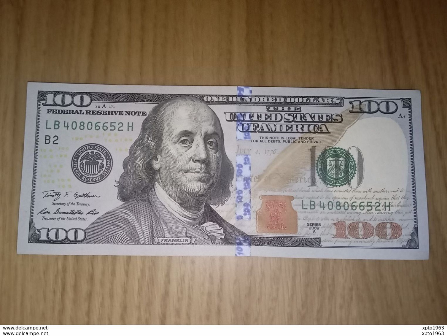 USA 100 Dollars 2009 - UNC - Mint New York B2 Suffixe H - Franklin Etats Unis United States Dollar - Biljetten Van De  Federal Reserve (1928-...)