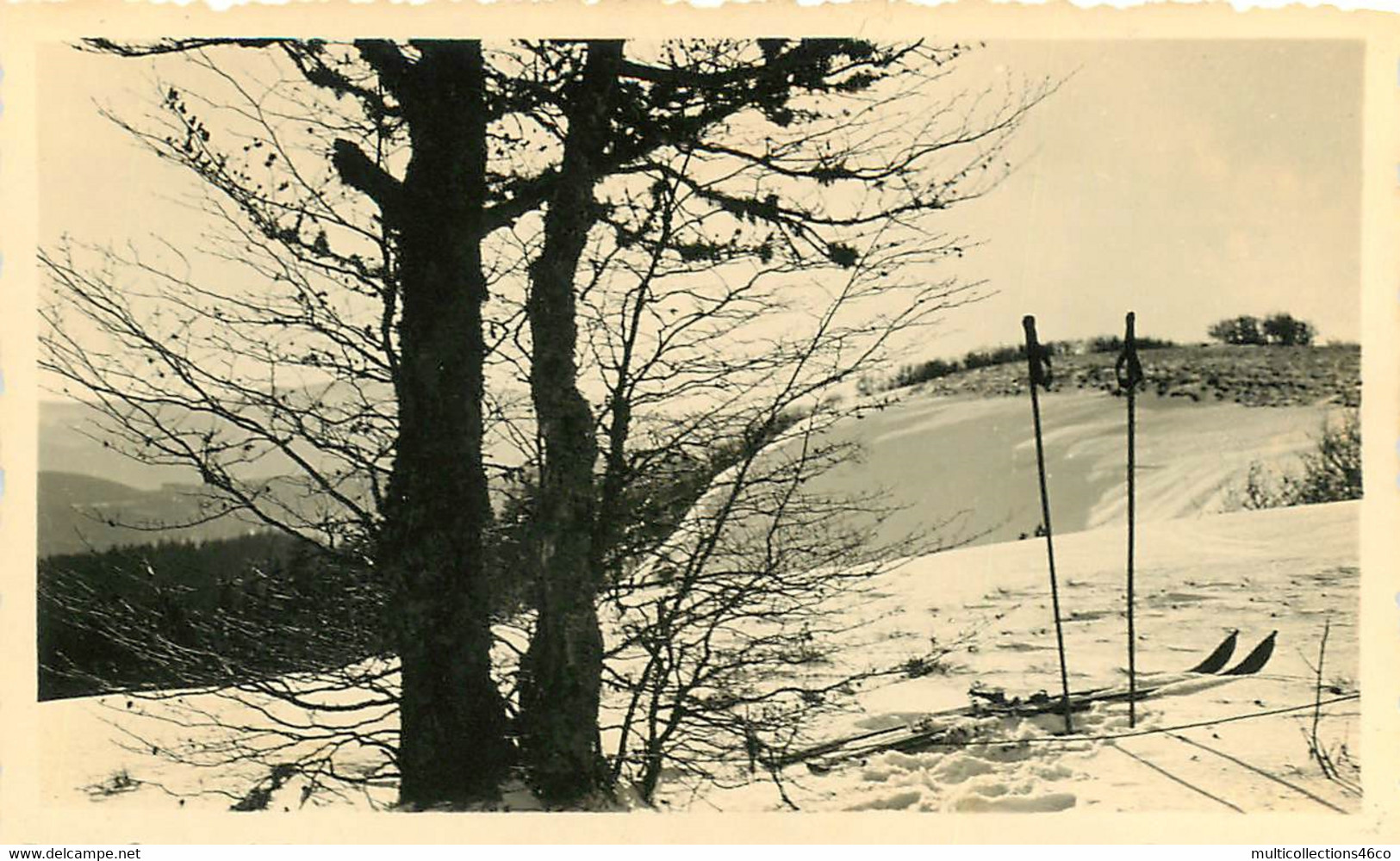 020722 - PHOTO 1937 - 88 Crête De La Schluct Au Tanet , Le Petit Ballon - Ski Montagne Neige - Other & Unclassified