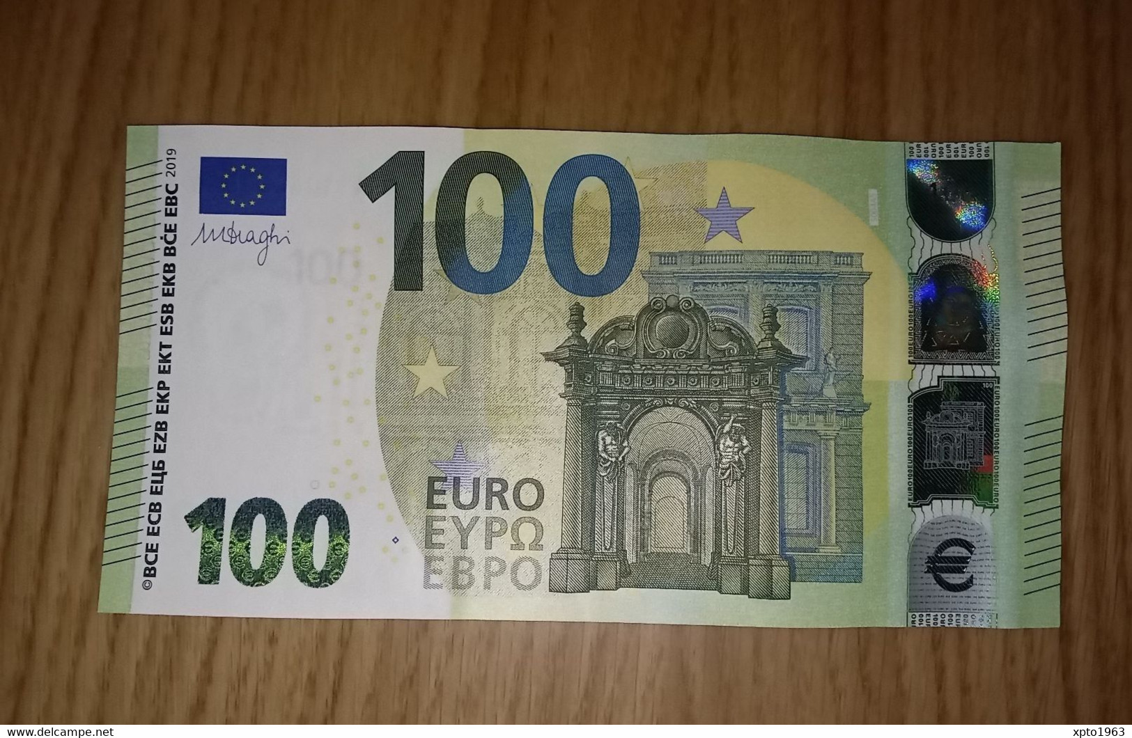 100 Euro ITALY - ITALIA S004 A5 - Serial Number SA1106086046 - UNC NEUF FDS - 100 Euro