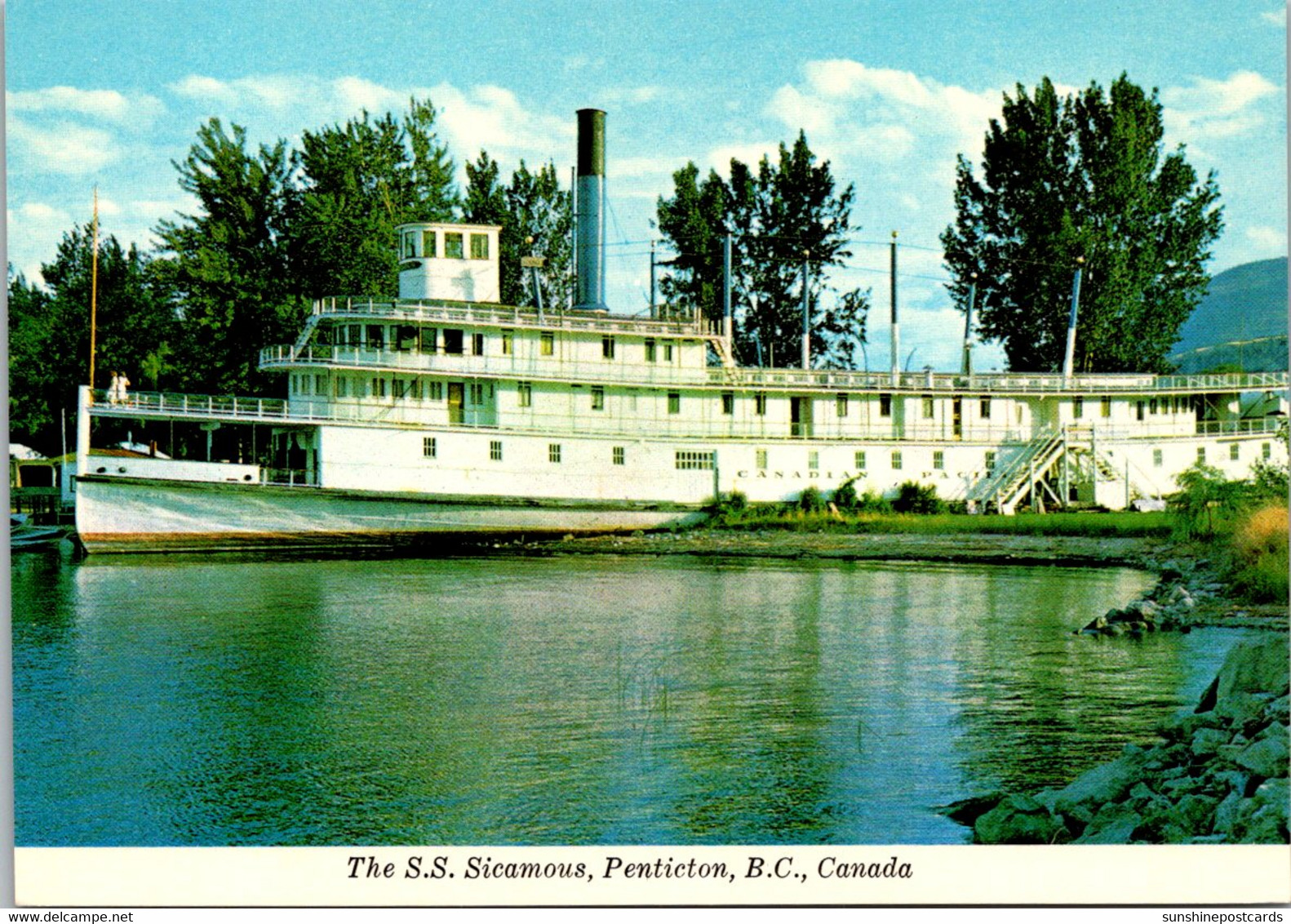 Canada British Columbia Pemticton The S S Sicamus - Penticton