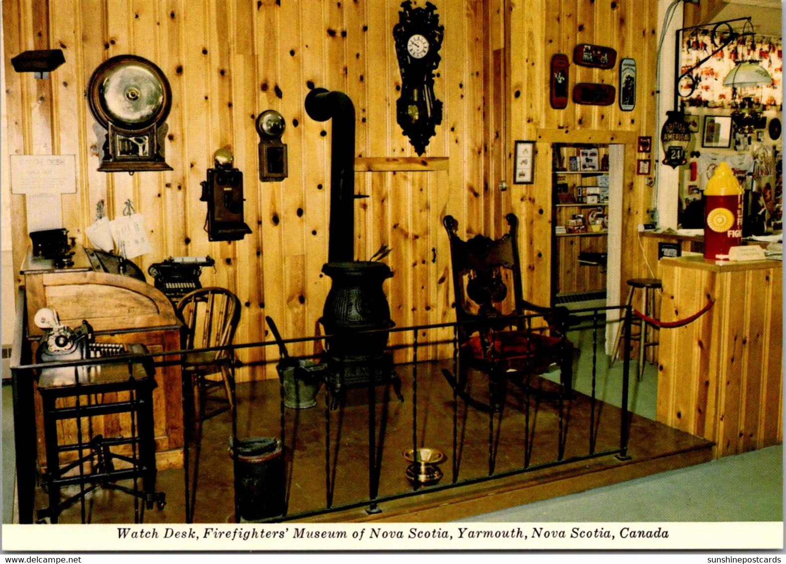 Canada Nova Scotia Yarmouth Watch Desk Firefighter's Museum Of Nova Scotia - Yarmouth