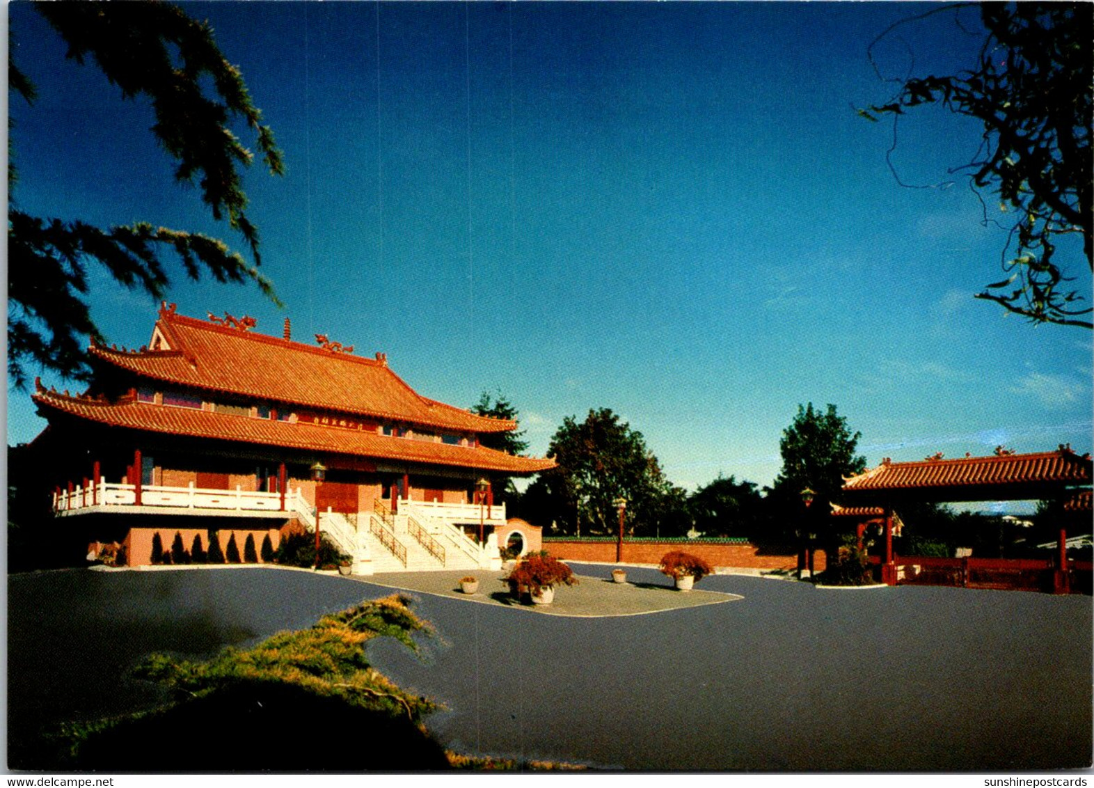 Canada British Columbia Richmond International Buddhist Societ View Of The Temple - Richmond