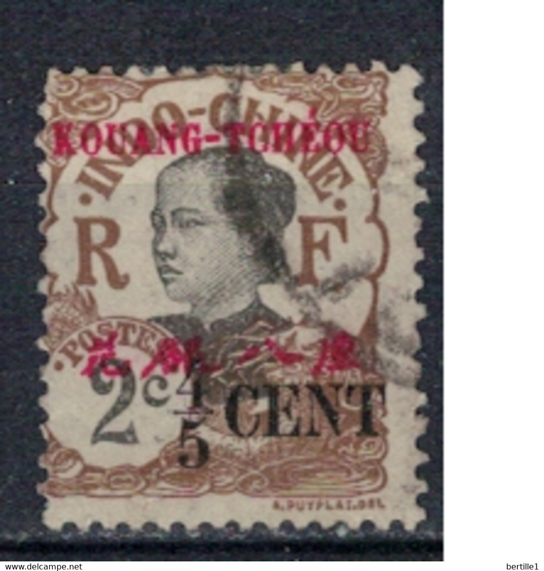 KOUANG TCHEOU         N°  YVERT   36   OBLITERE       ( OB 03/39 ) - Used Stamps