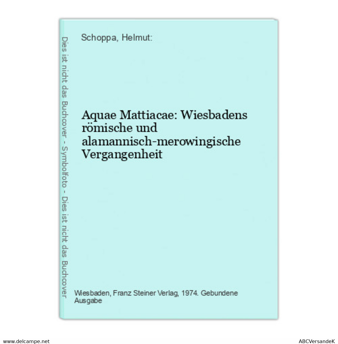 Aquae Mattiacae: Wiesbadens Römische Und Alamannisch-merowingische Vergangenheit - Hesse