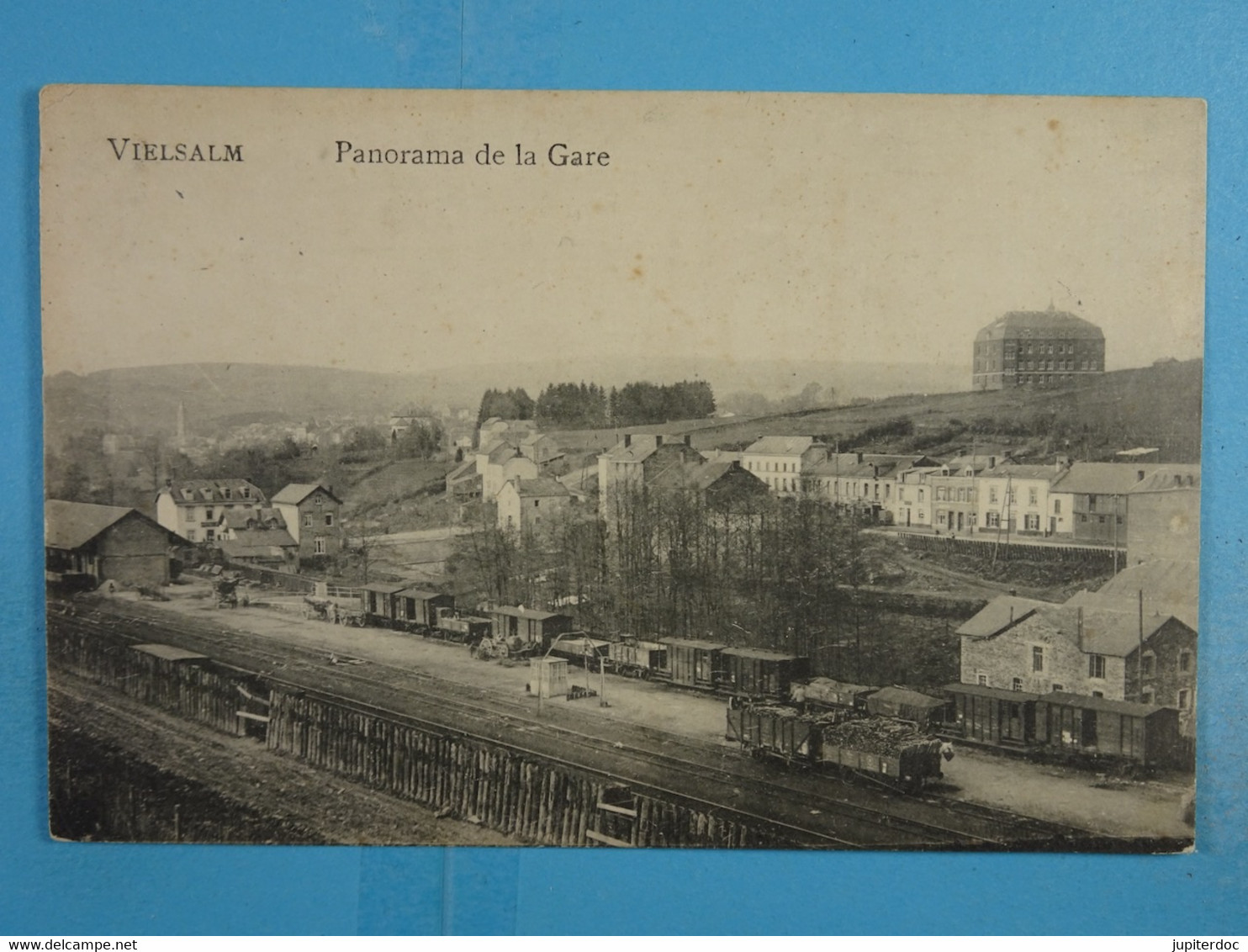 Vielsalm Panorama De La Gare (wagons) - Vielsalm