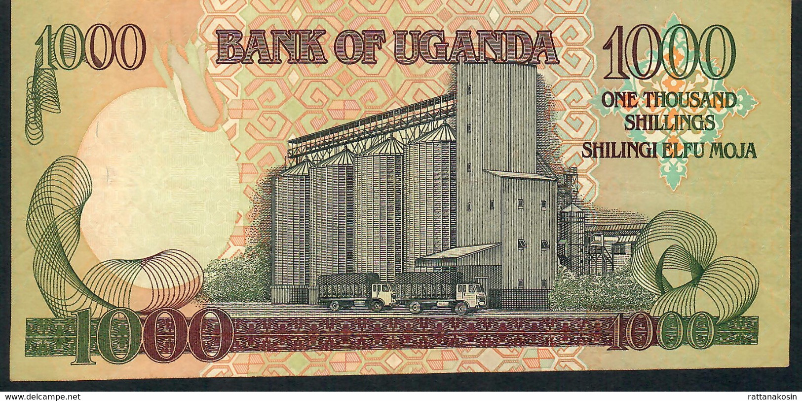 UGANDA P43a 1000 SHILLINGS  2005 #VP      UNC. - Ouganda