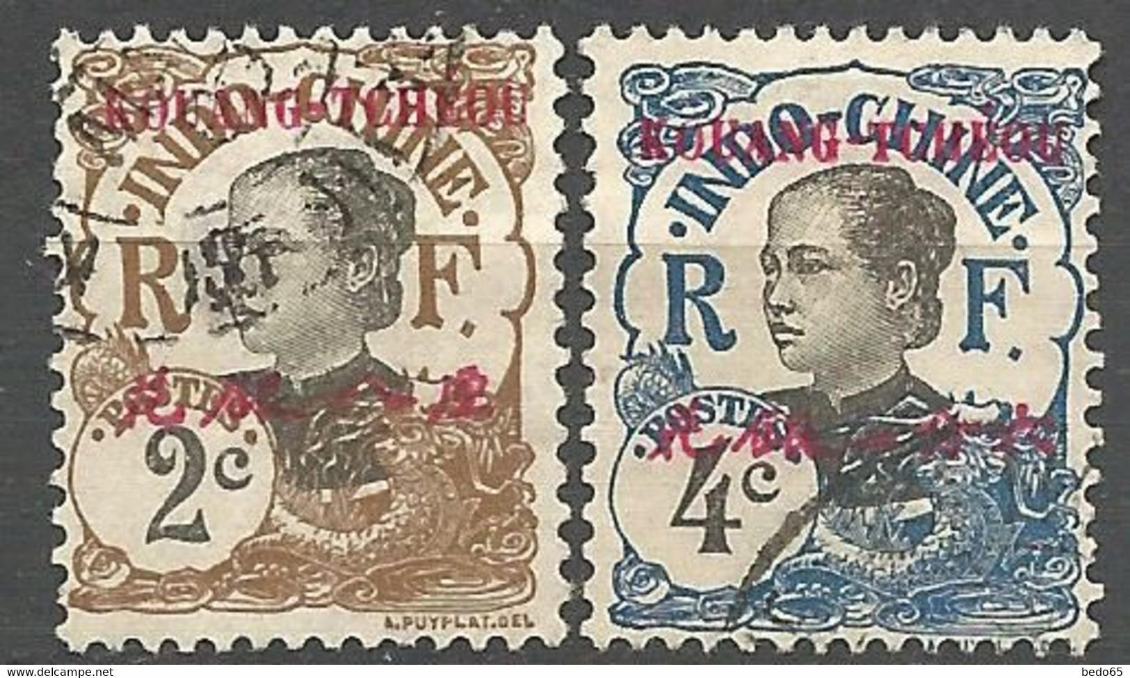 KOUANG-TCHEOU N° 19 Et 20 OBL - Used Stamps