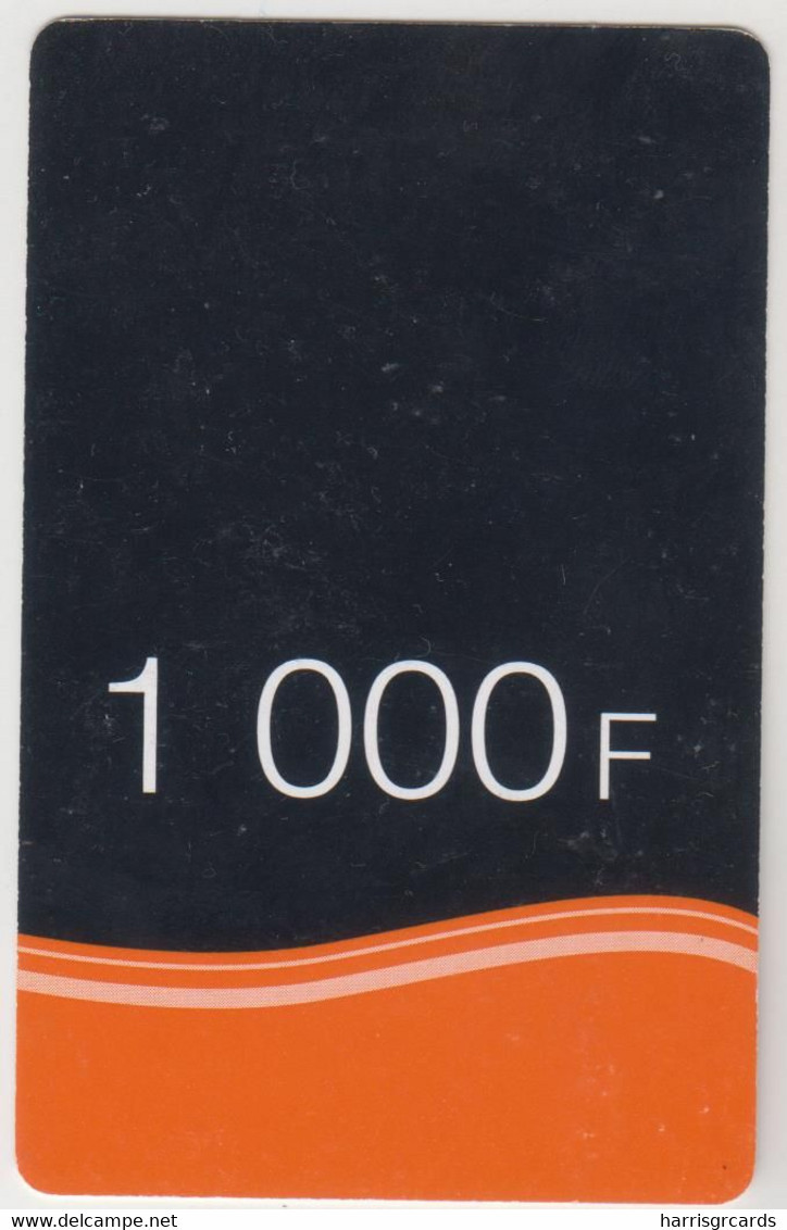 CENTRAL AFRICAN REPUBLIC - 1000F ORANGE Recharge, Expire Date 31/12/2012, 1000 Fcfa, Used - Centraal-Afrikaanse Republiek