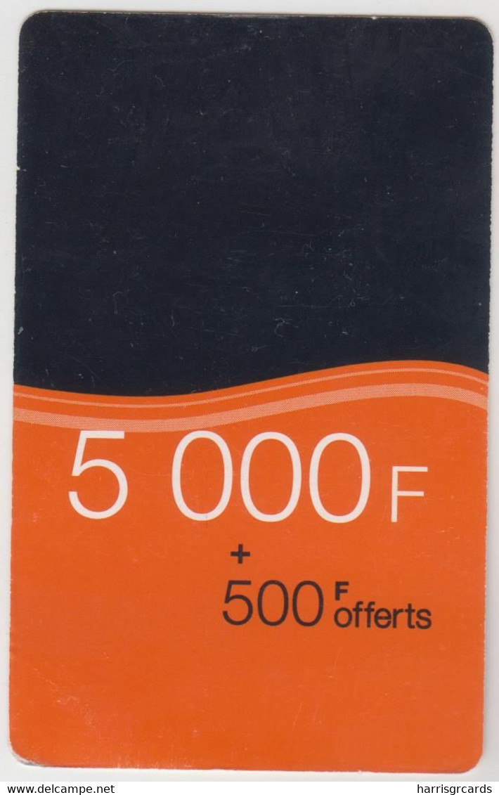 CENTRAL AFRICAN REPUBLIC - F ORANGE Recharge, Expire Date 31/12/2012, 5000+500 Fcfa, Used - Zentralafrik. Rep.