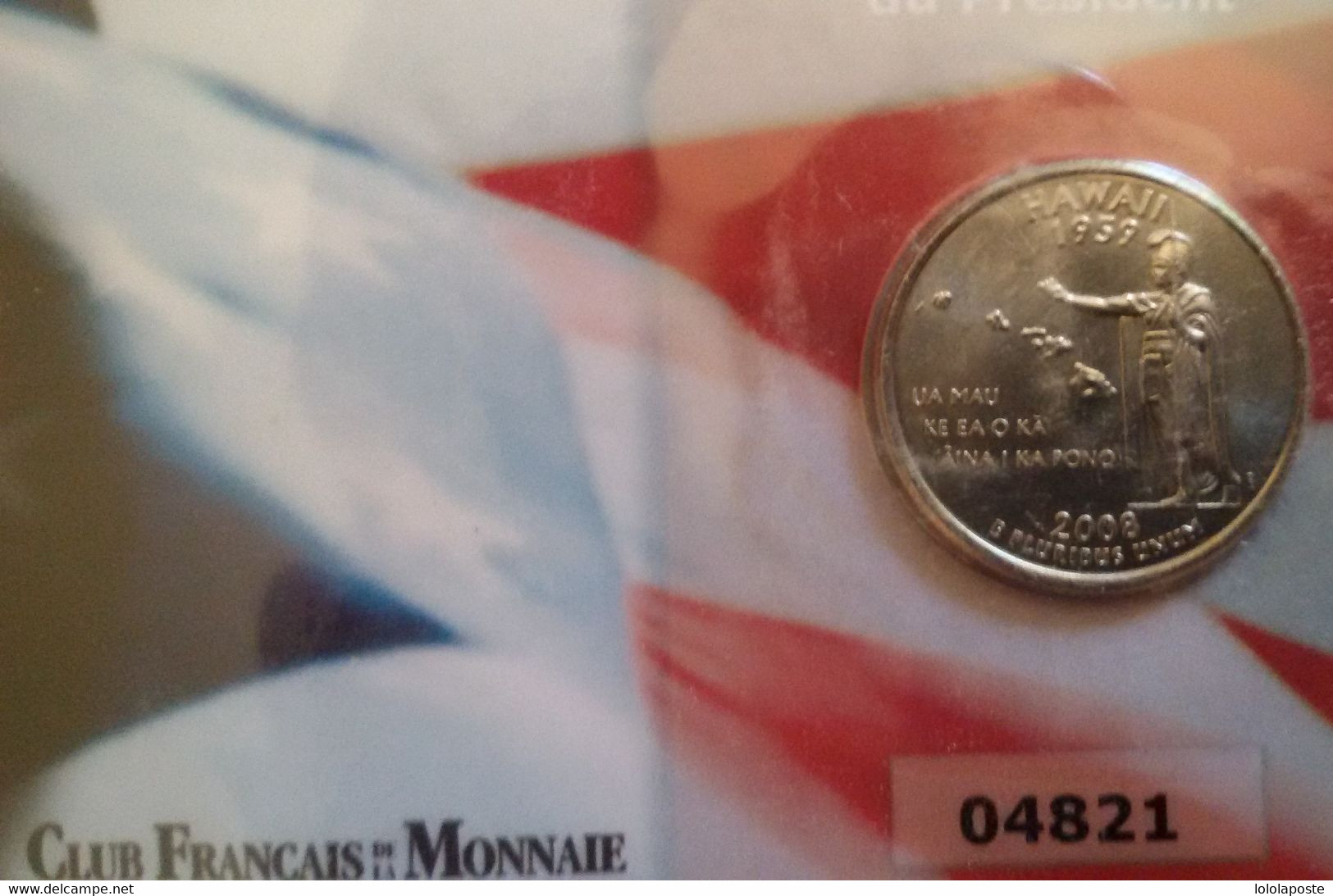 USA - Etats-Unis - 3 Quart De Dollar Du Club Français De La Monnaie Sous Blister Avec Historique Hawaï, Arizona, Alaska - Autres – Amérique