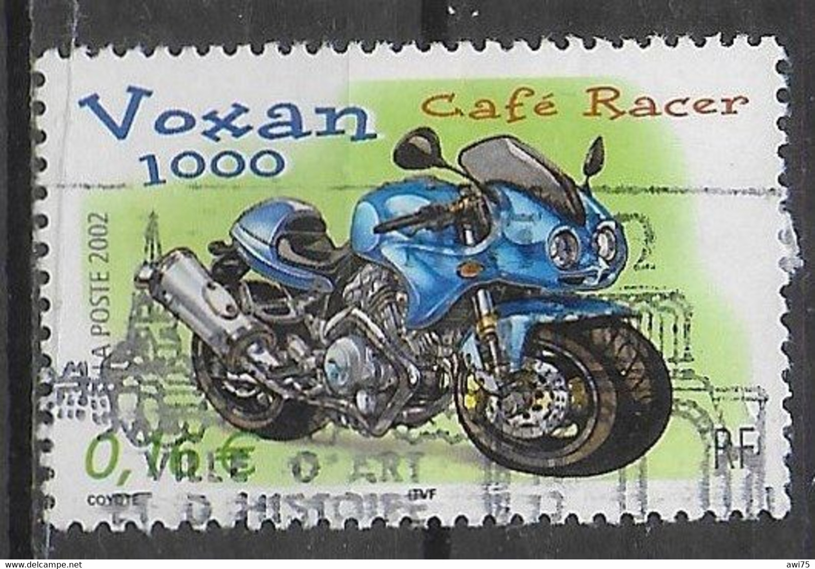 "Cylindrés Et Carénages - Voxan 1000 Café Racer" 2002 - 3512 Timbre Du Bloc BF51 - Usados