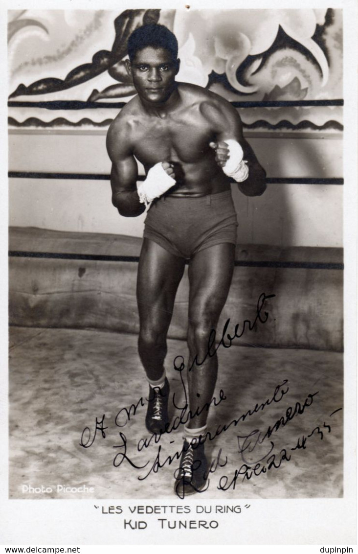 LES VEDETTES DU RING - KID TUNERO - Authographs