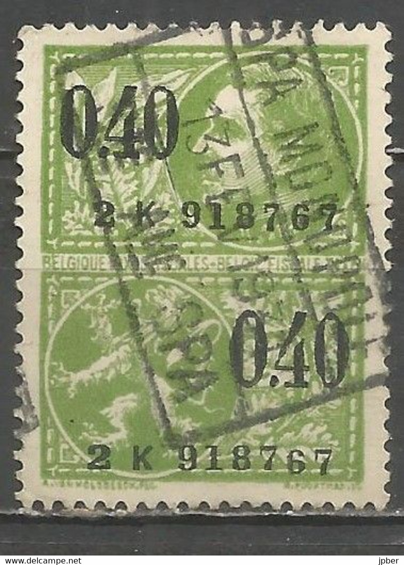 Belgique - Timbre Fiscal De 0,40 Frs Avec Cachet "SPA MONOPOLE 13 FEV 1931 Ste Ame SPA" - Stamps