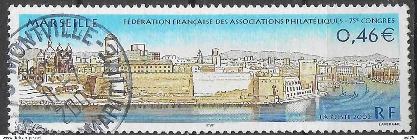 "75ème Congrès De La FFAP à Marseille" 2002 - 3489 - Oblitérés