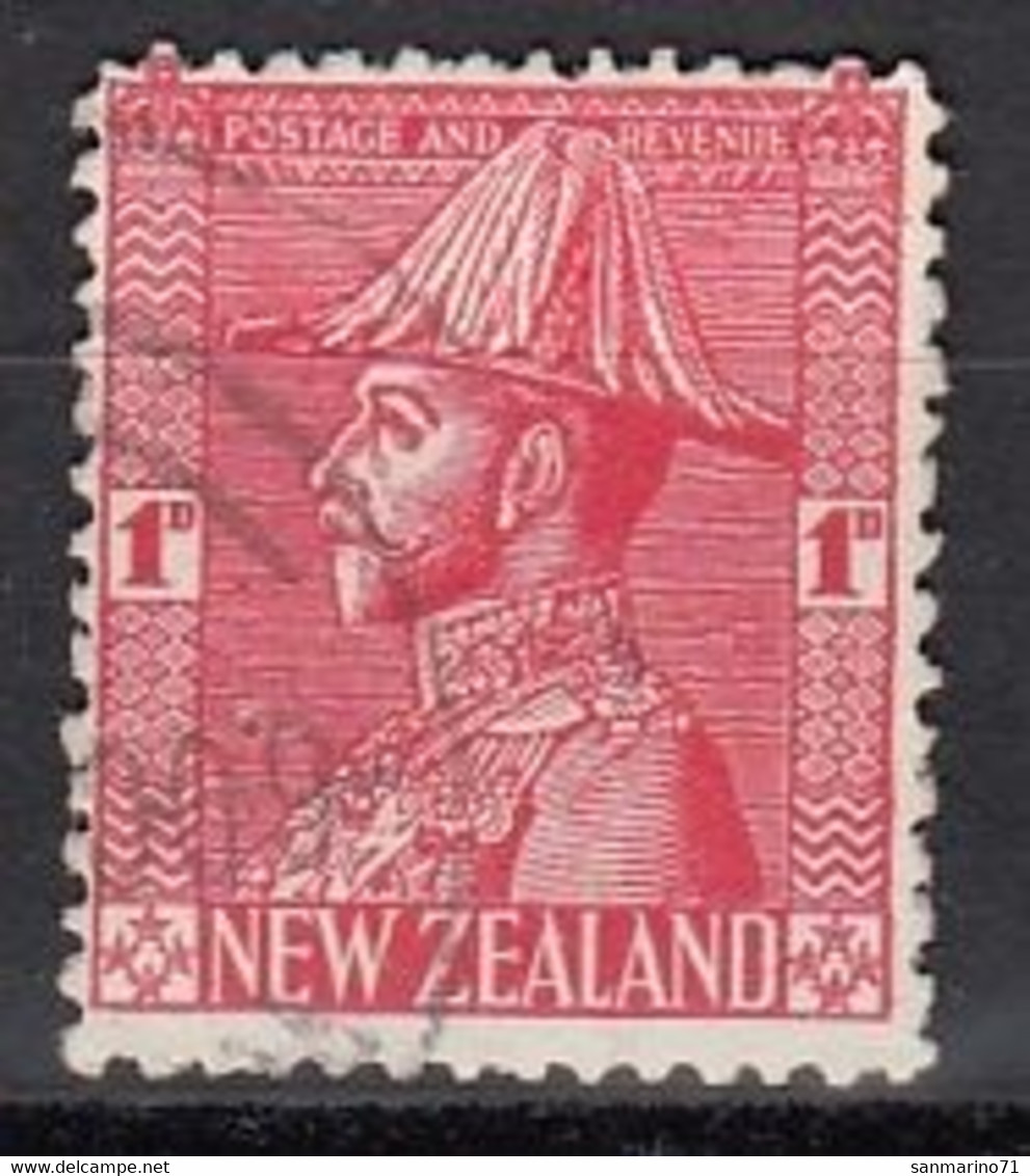 NEW ZEALAND 174,used,falc Hinged - Usati