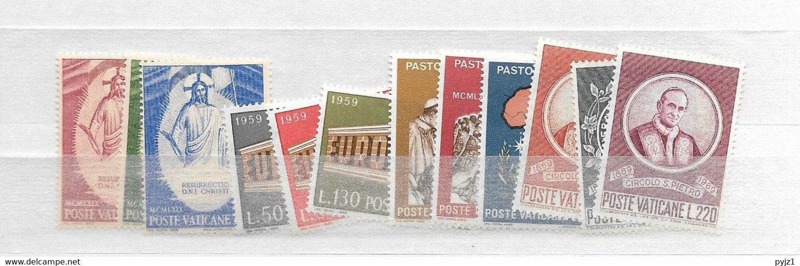 1969 MNH Vaticano, Vatikanstaat, Year Collection, Postfris** - Volledige Jaargang