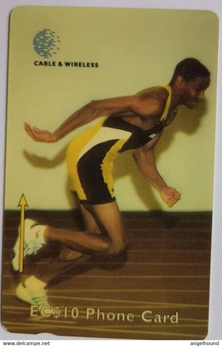 St. Vincent And Grenadines 276CSVA EC$10 " Eswort Coombs Olympic Semi Finalist 1996 " - St. Vincent & The Grenadines