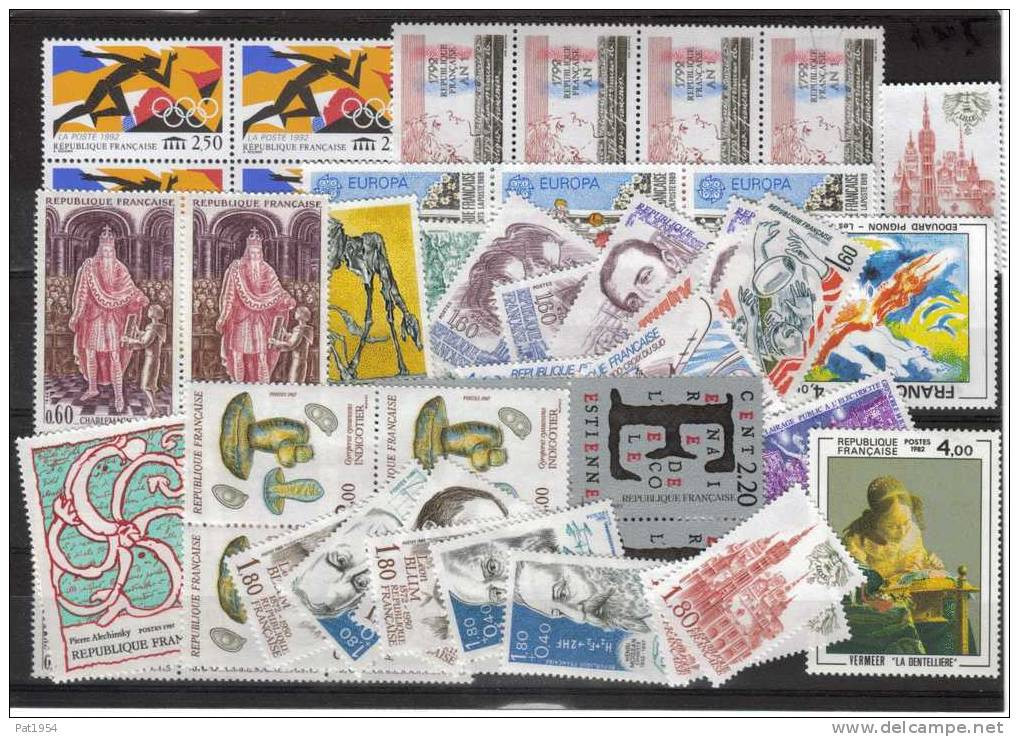 Lot De Timbres Neufs: Faciale 100FF à Moins 25%cpour Affranchissement - Lots & Kiloware (mixtures) - Max. 999 Stamps