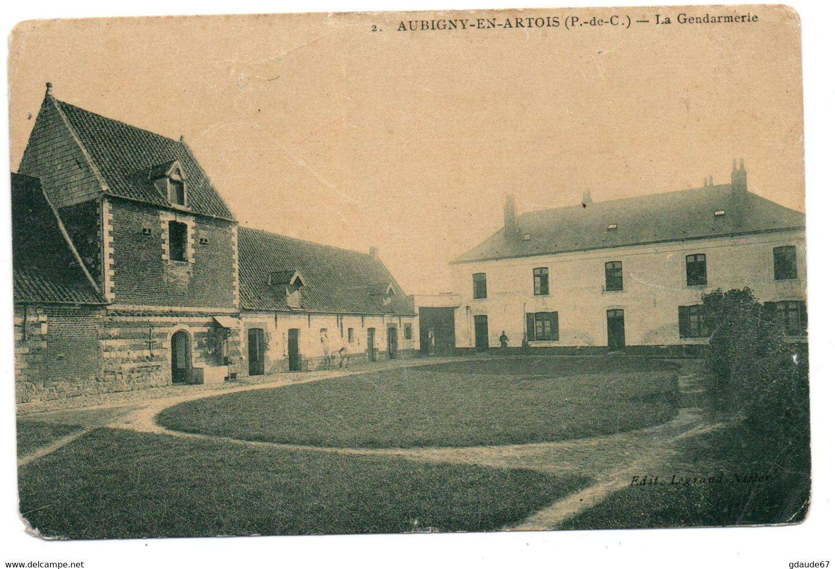 AUBIGNY EN ARTOIS (62) - LA GENDARMERIE (ETAT) - Aubigny En Artois