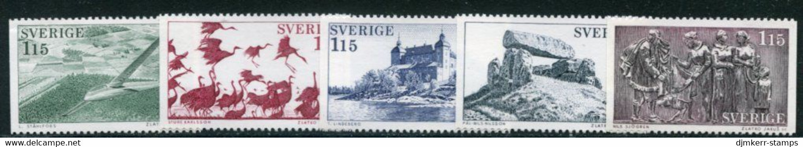 SWEDEN 1978 Tourism : Västergötland   MNH / **.  Michel 1028-32 - Ungebraucht