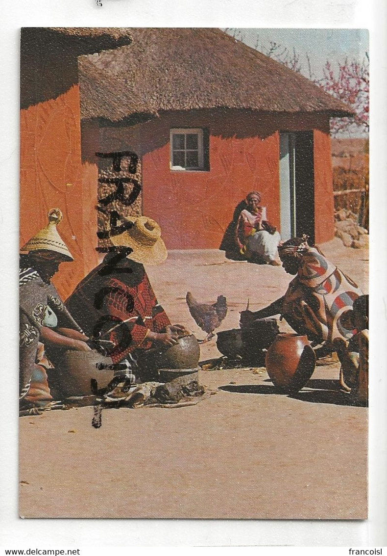 Lesotho. Village Pottery - Lesotho