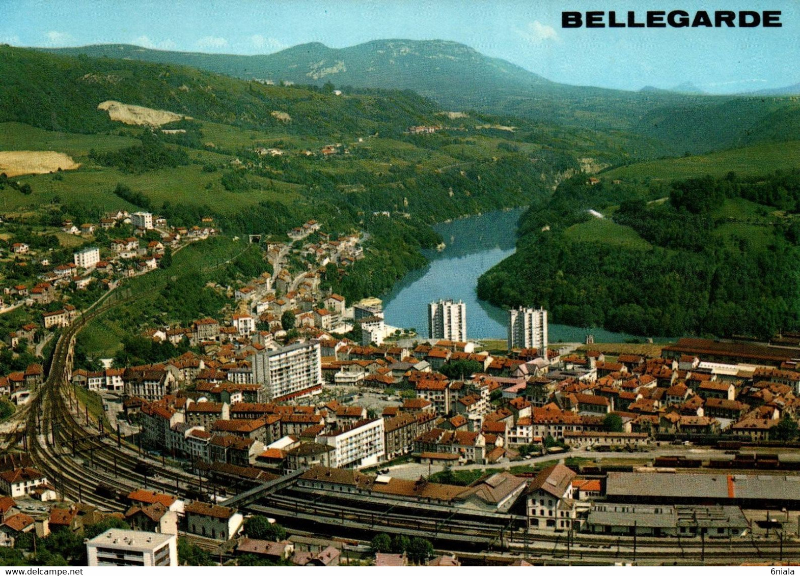 BELLEGARDE   Vue Générale       (recto-verso) 01 Ain - Bellegarde-sur-Valserine