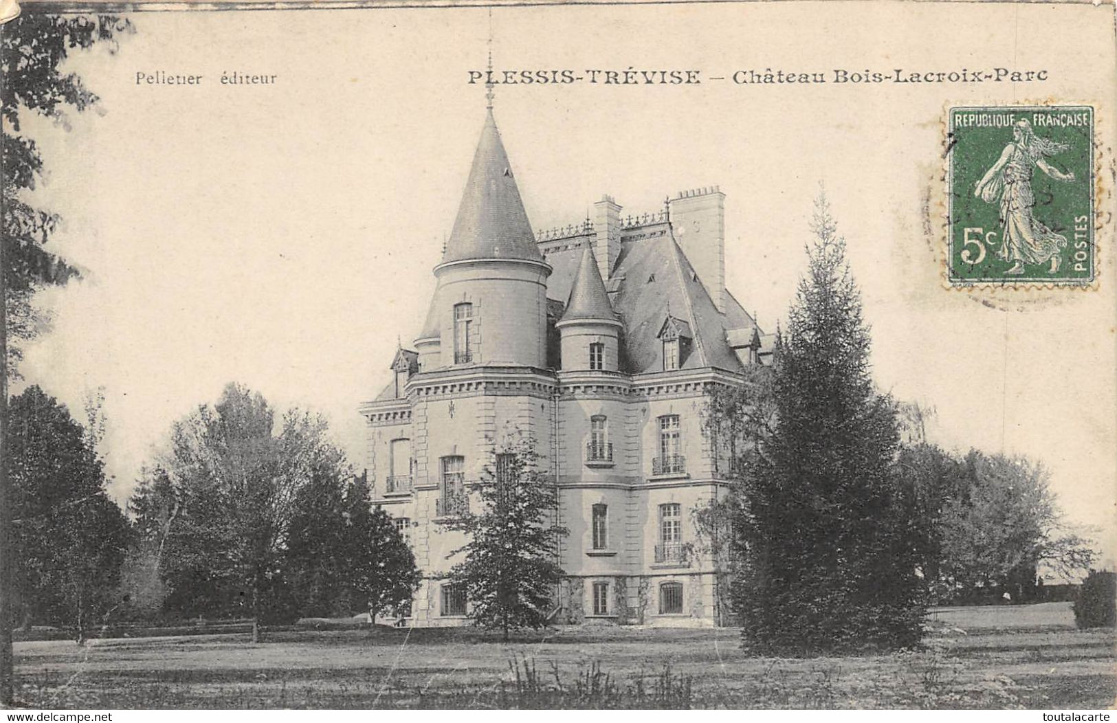 CPA 94 PLESSIS TREVISE CHATEAU BOIS LACROIX PARC - Le Plessis Trevise