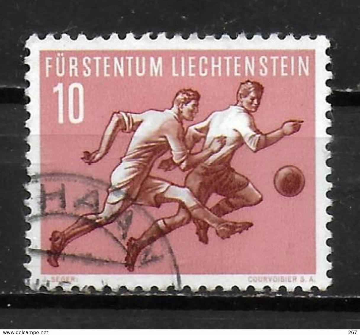 LIECHTENSTEIN  N°  284 Oblitere     Football   Soccer  Fussball - Usati