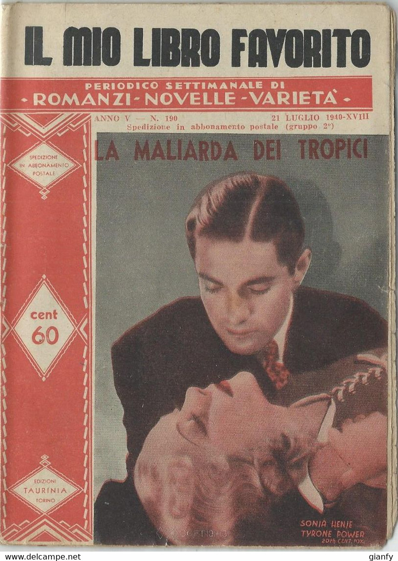 ROMANZO LA MALIARDA DEI TROPICI 1940 TYRON POWER FILM - Ediciones De Bolsillo