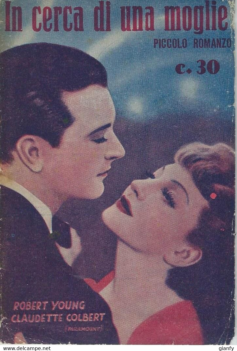 ROMANZO "IN CERCA DI UNA MOGLIE"  1940 - Taschenbücher