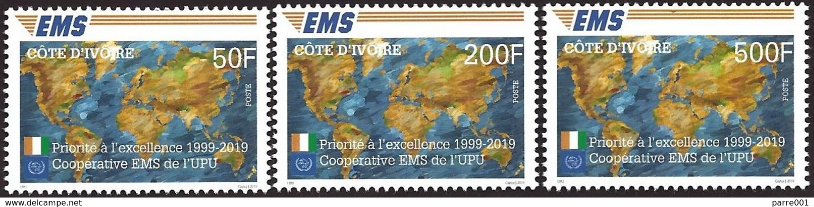 Côte D'Ivoire Ivory Coast 2019 EMS UPU Joint Issue Mint Set - WPV (Weltpostverein)