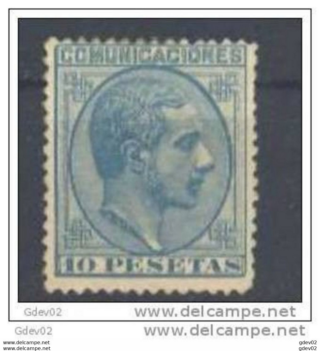 ES199SACF-L4295PCTESPREG.Spain.Espagne .ALFONSO   Xll . 1878 .(Ed 199* ) Con Charnela.. .MUY BONITO - Ongebruikt