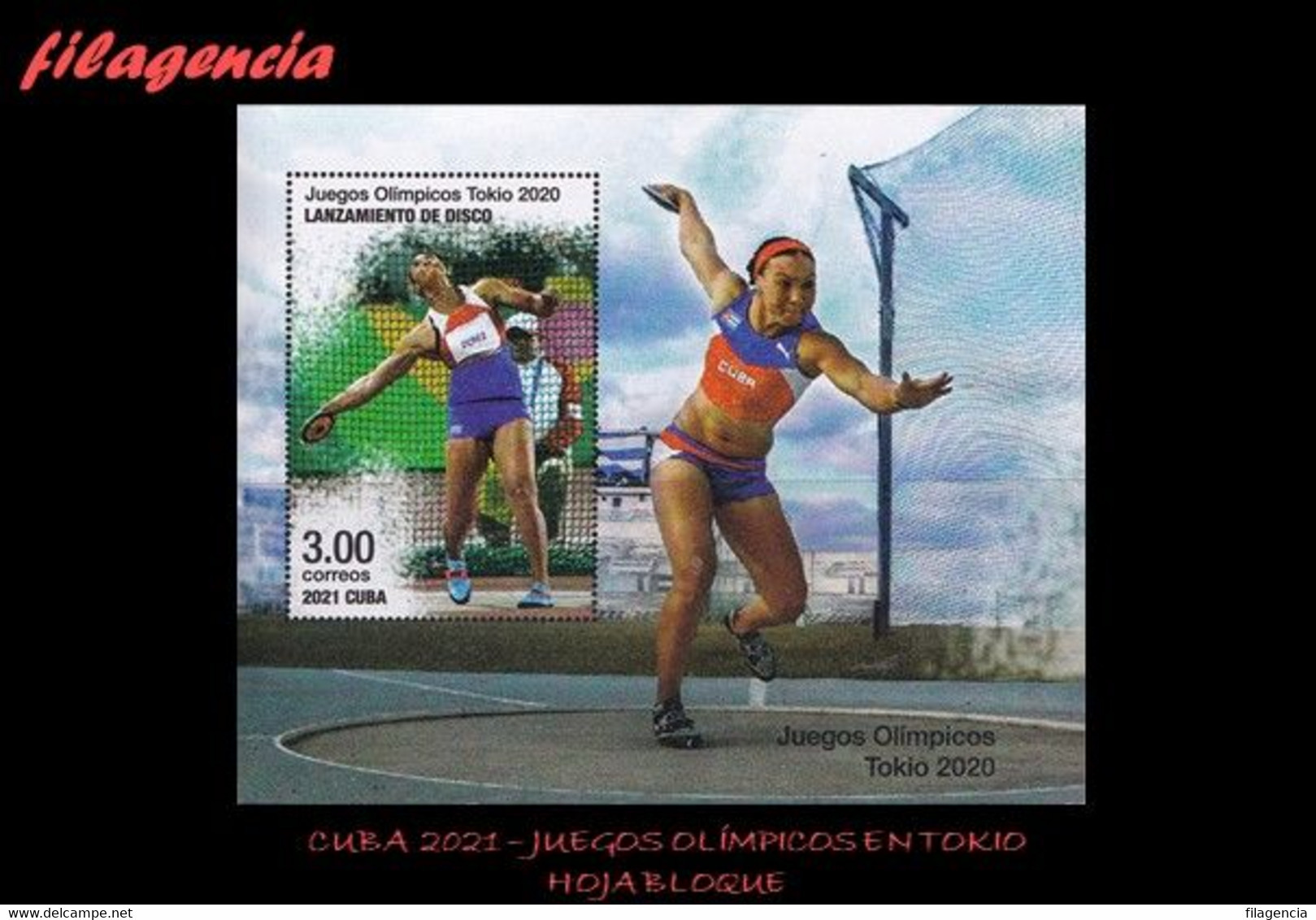 AMERICA. CUBA MINT. 2021 JUEGOS OLÍMPICOS EN TOKIO. HOJA BLOQUE - Neufs