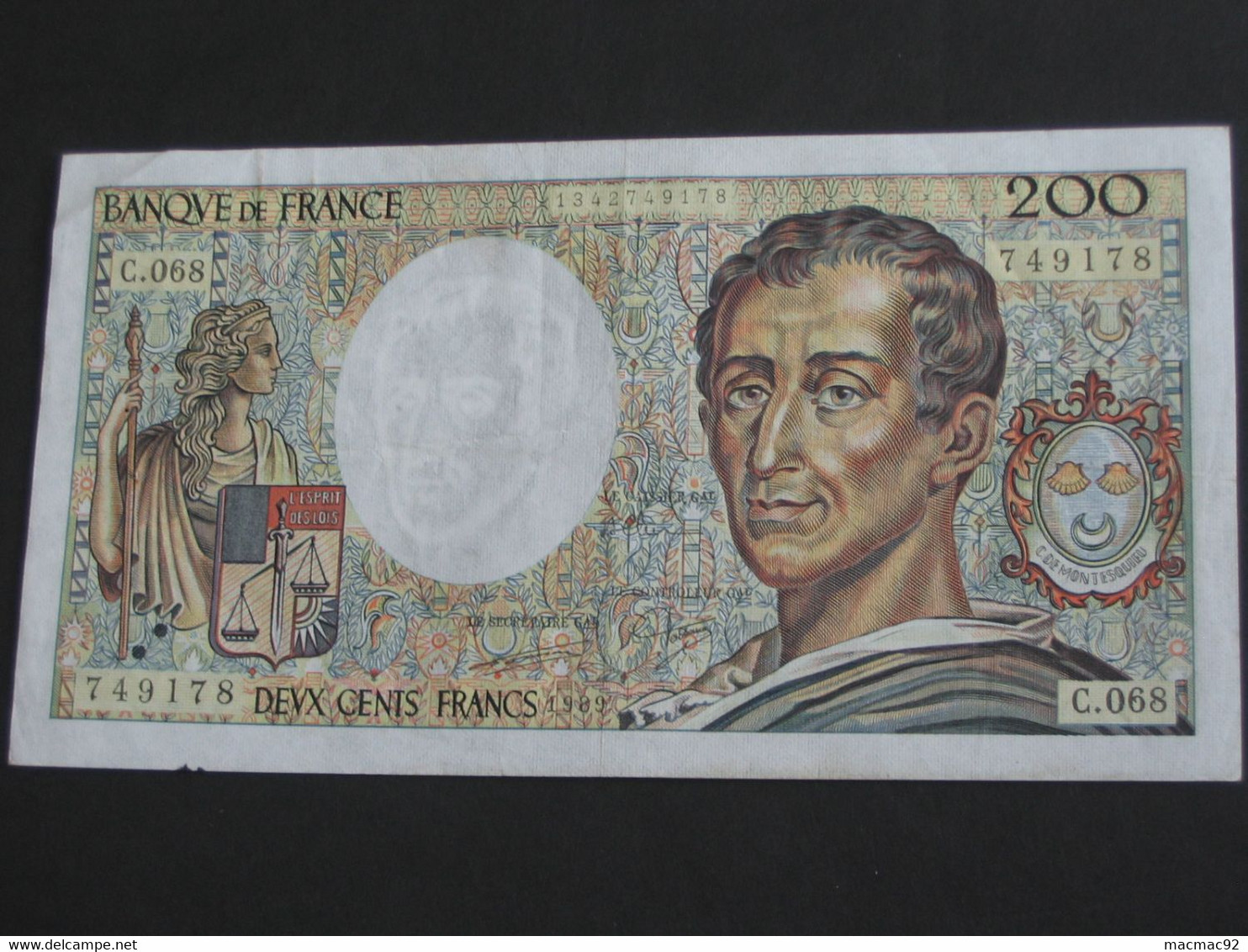 200 Francs MONTESQUIEU 1989  **** EN ACHAT IMMEDIAT **** - 200 F 1981-1994 ''Montesquieu''