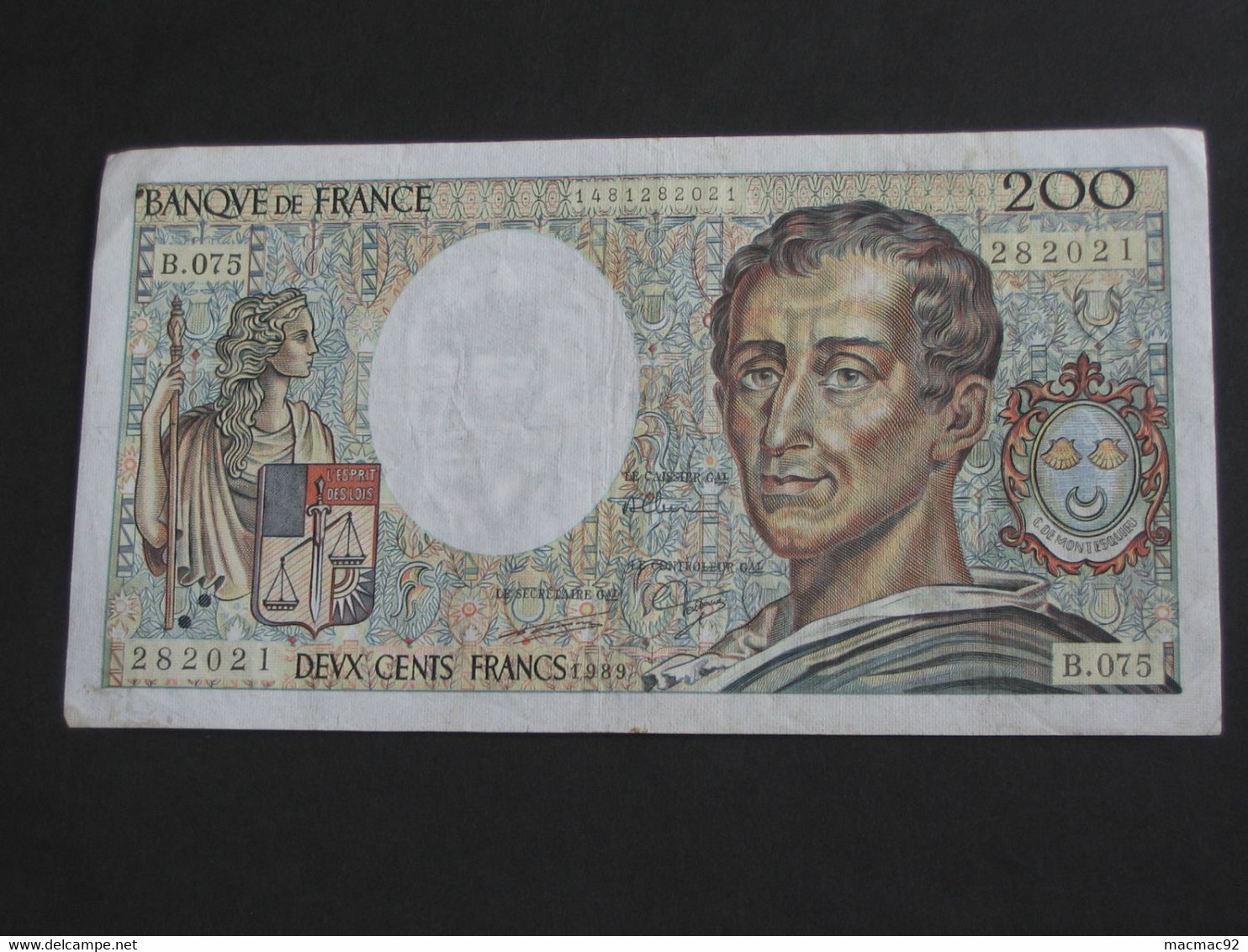 200 Francs MONTESQUIEU 1989  **** EN ACHAT IMMEDIAT **** - 200 F 1981-1994 ''Montesquieu''