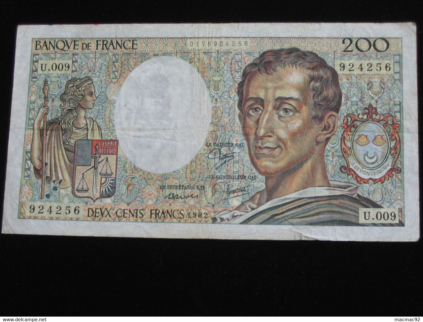 200 Francs MONTESQUIEU 1982  **** EN ACHAT IMMEDIAT **** - 200 F 1981-1994 ''Montesquieu''