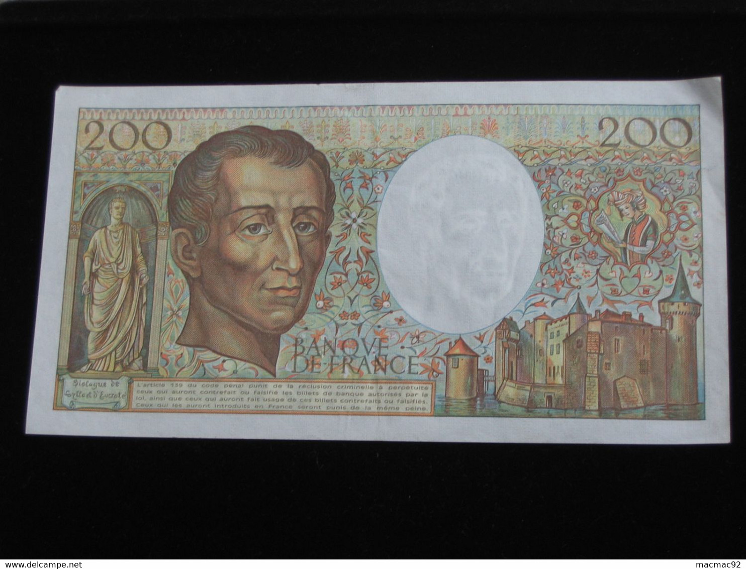 200 Francs MONTESQUIEU 1991  **** EN ACHAT IMMEDIAT **** - 200 F 1981-1994 ''Montesquieu''