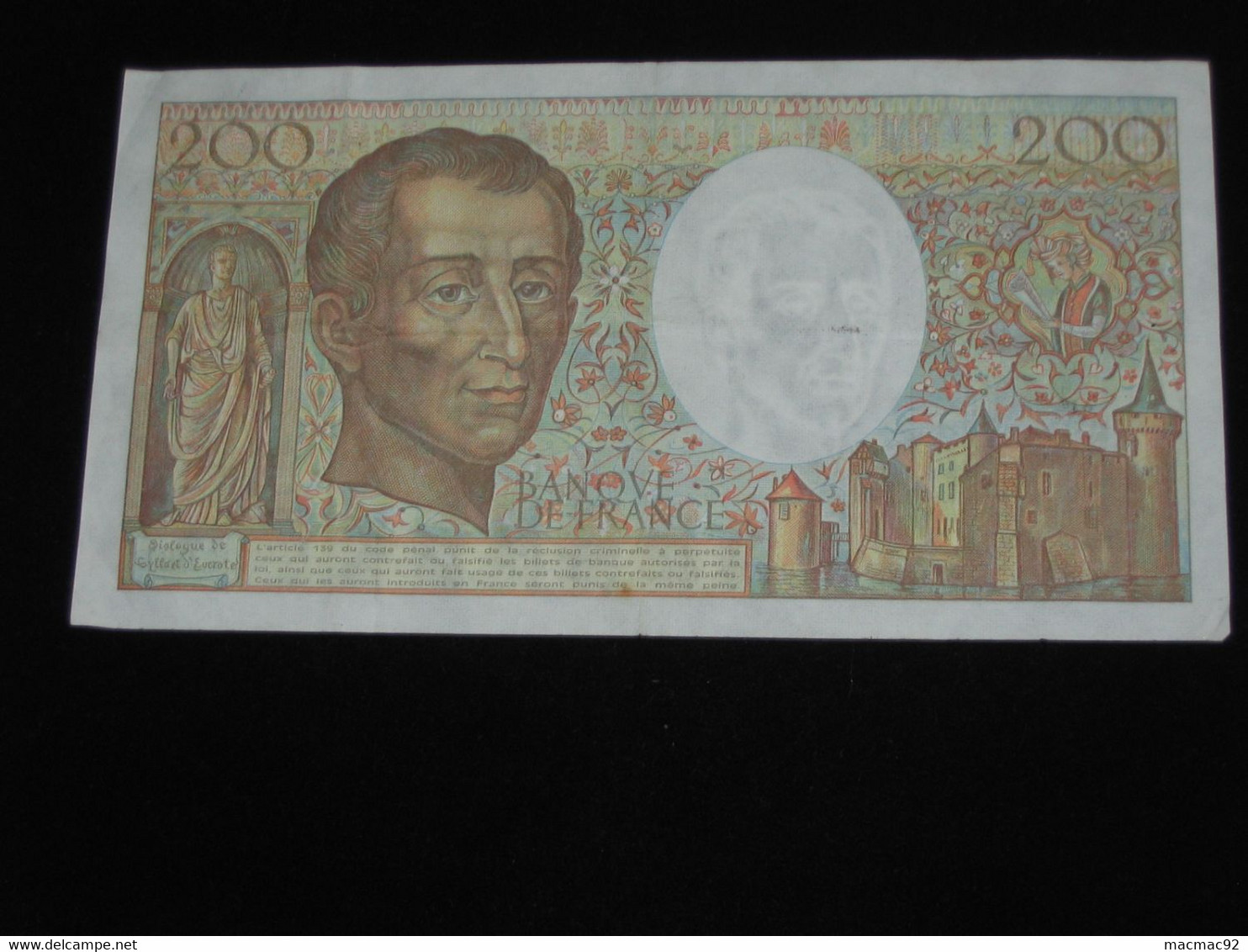 200 Francs MONTESQUIEU 1988  **** EN ACHAT IMMEDIAT **** - 200 F 1981-1994 ''Montesquieu''