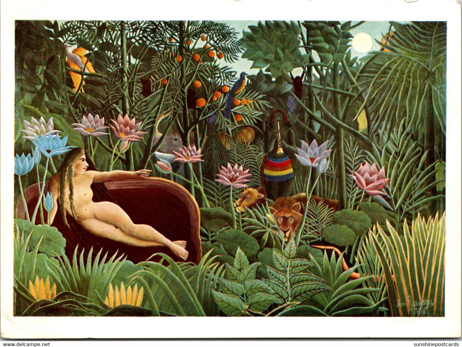 New York City Museum Of Modern Art Henri Rousseau The Dream - Museums