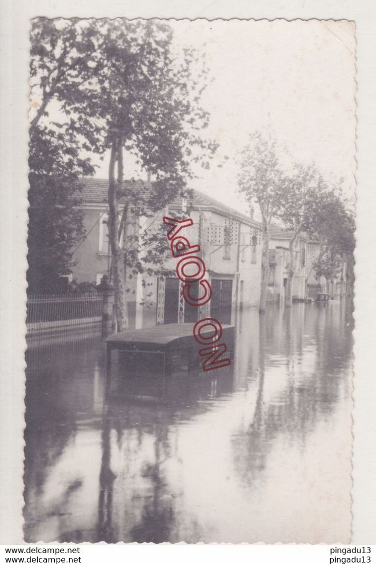 Au Plus Rapide Carte Photo Avignon Vaucluse Inondation Inondations Novembre 1935 Ambulance Des Hôpitaux D'avignon - Avignon