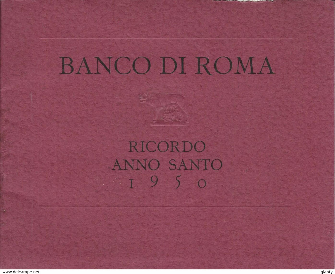 BANCO DI ROMA RICORDO DELL'ANNO SANTO 1950 - Religione