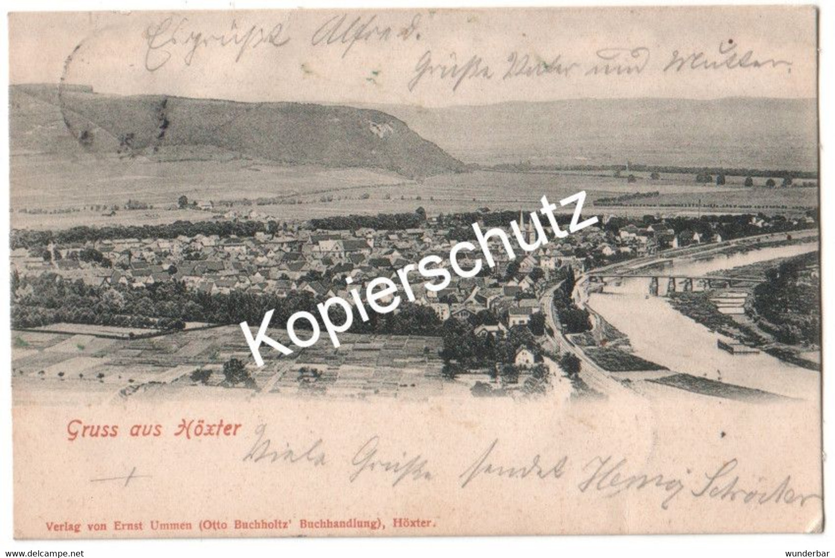 Gruss Aus Höxter 1903   (z7035) - Hoexter