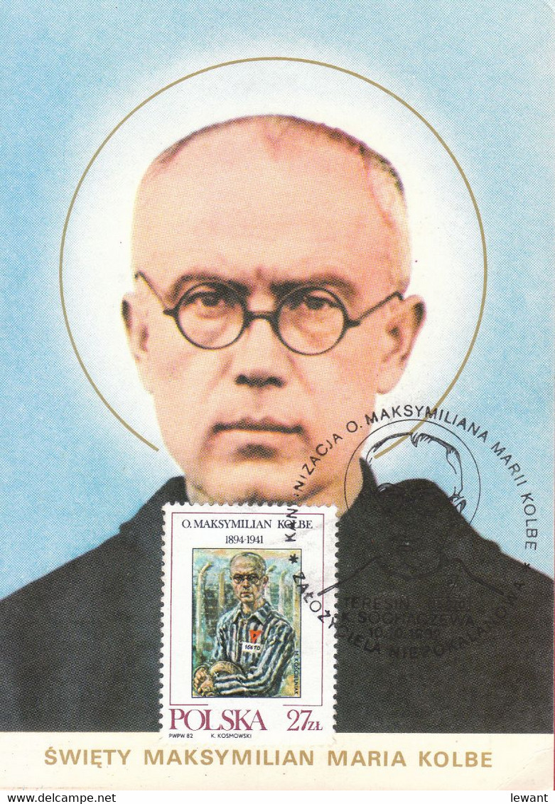 POLAND - Maximum Card - Maksymilian Kolbe - POWA - Cartes Maximum