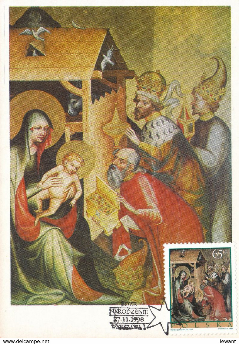 POLAND - Maximum Card - Christmas 1998 - POWA - Tarjetas Máxima