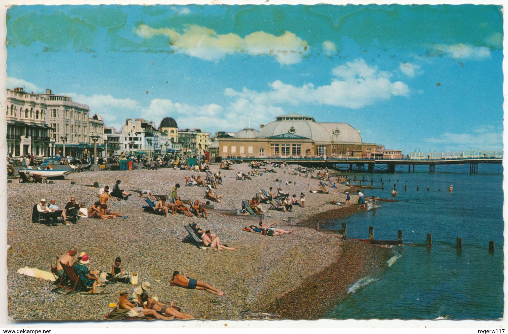 Worthing, The Beach, 1976 Postcard - Worthing