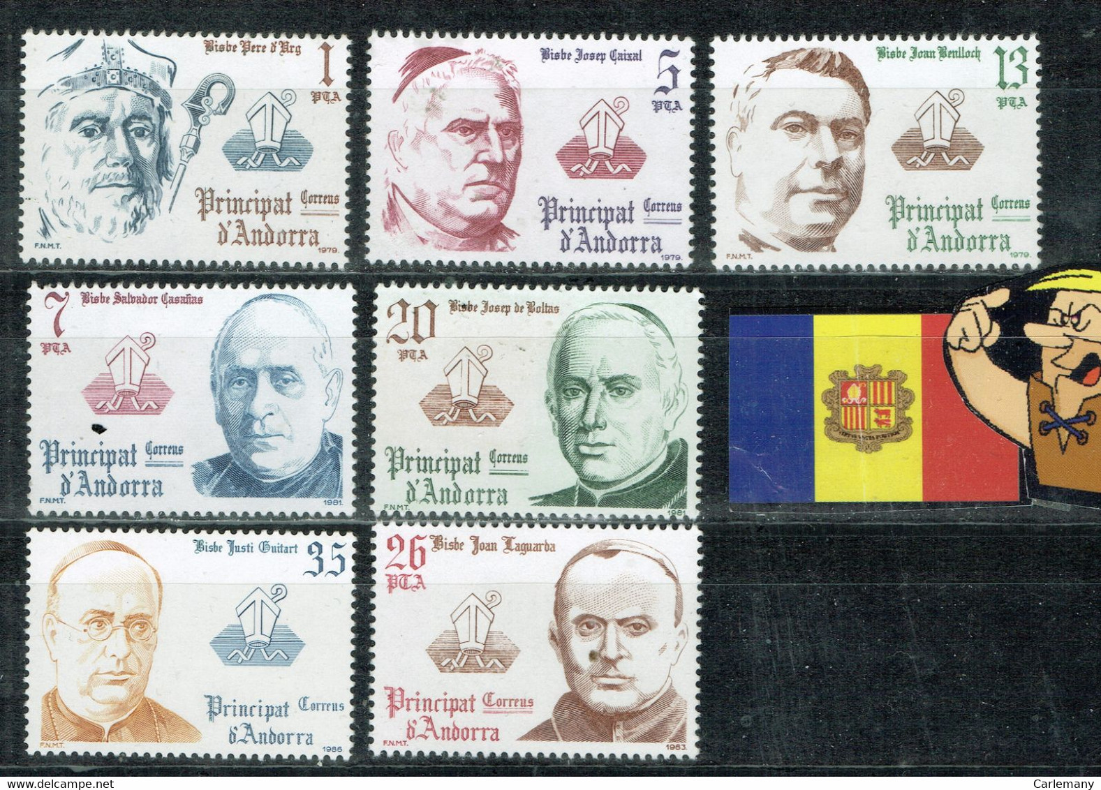 ANDORRA ANDORRE SELECTION - CO PRINCEPS ESPAGNOLS - Collections