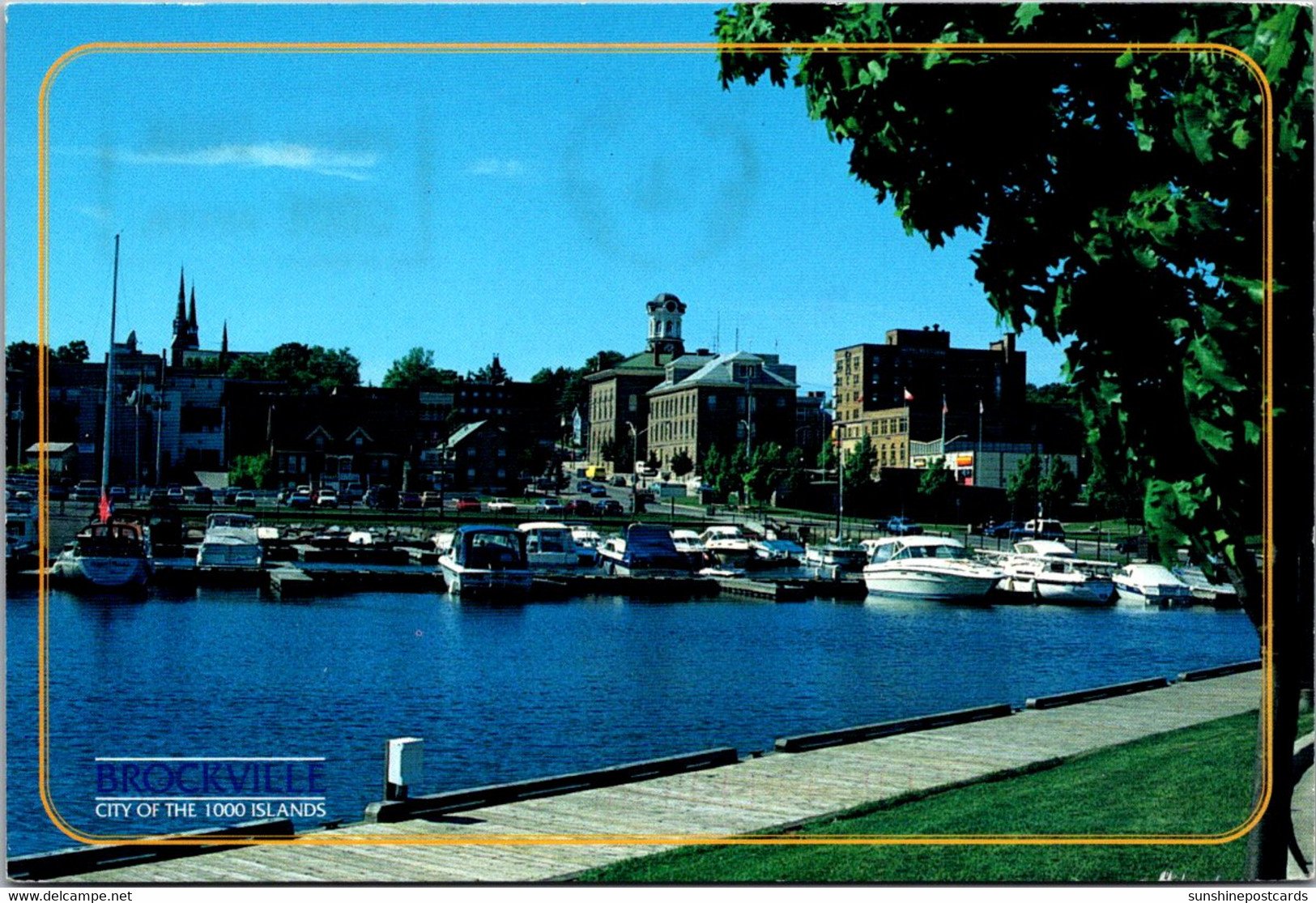 Canada Brockville Tunnel Bay Municipal Marina And City Hall - Brockville