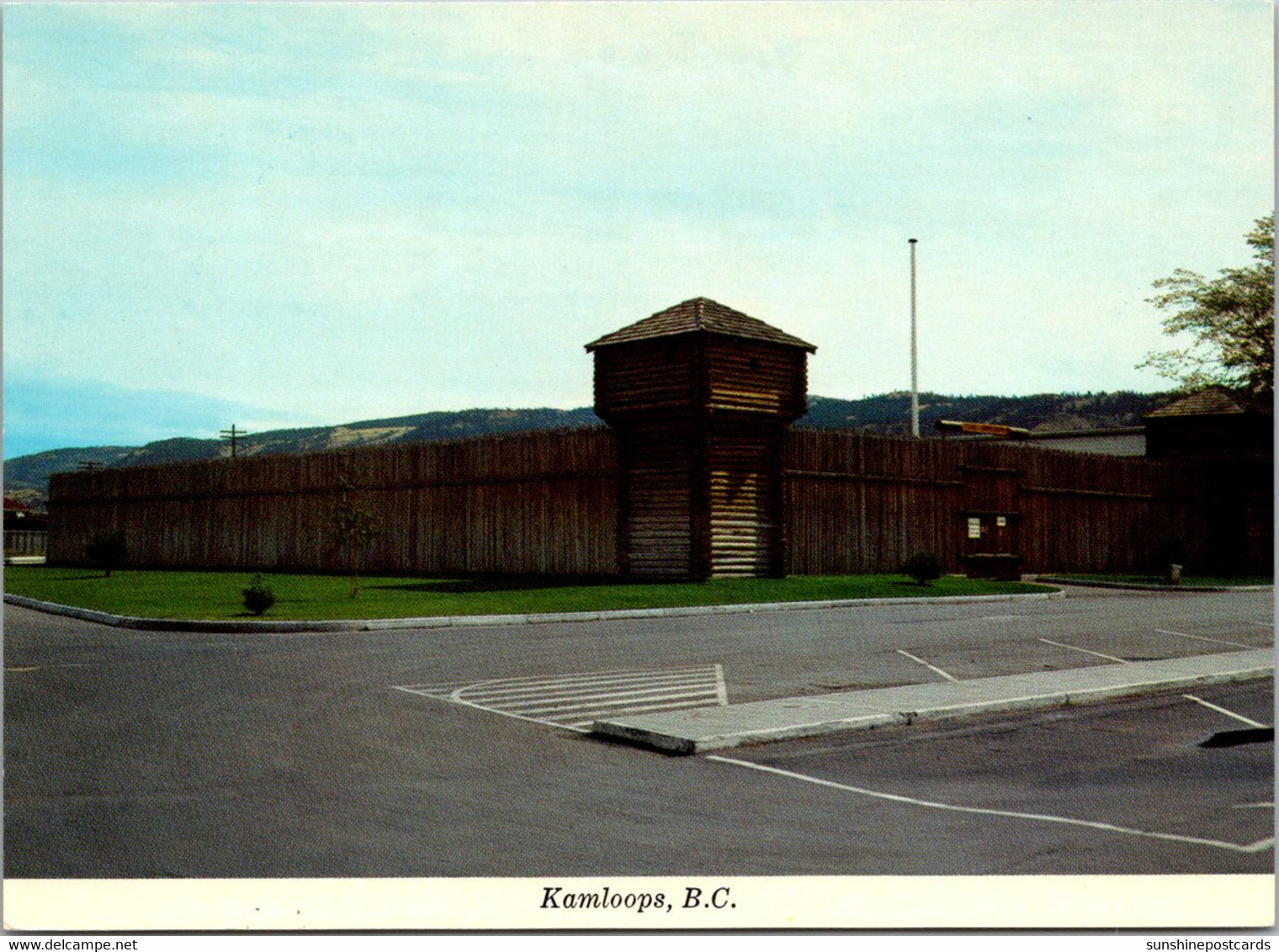 Canada British Columbia Kamloops Riverside Park Reconstructed Fort - Kamloops