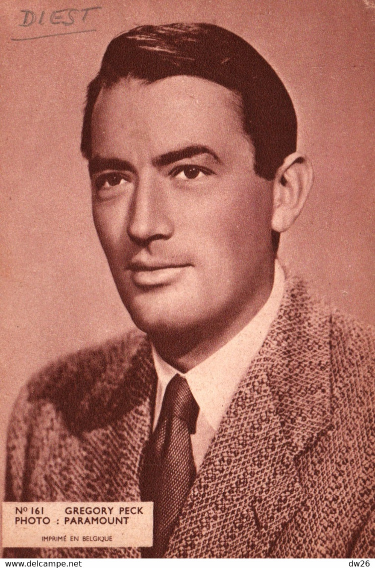 Gregory Peck, Acteur Américain - Photo Paramount N° 161 - Artisten Fotos Cinéma Patria - Publicités - Foto's